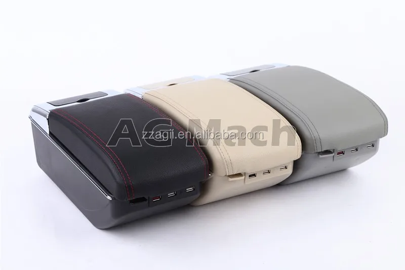 Hot Sale Pu Leather Auto Console Box Conversal Console Box Armrest