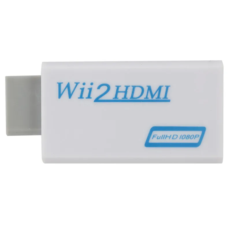 

Wii to HDMI Converter Support Full HD 720P 1080P 3.5mm Audio Wii2HDMI Adapter for HDTV Wii Converter, Black/white