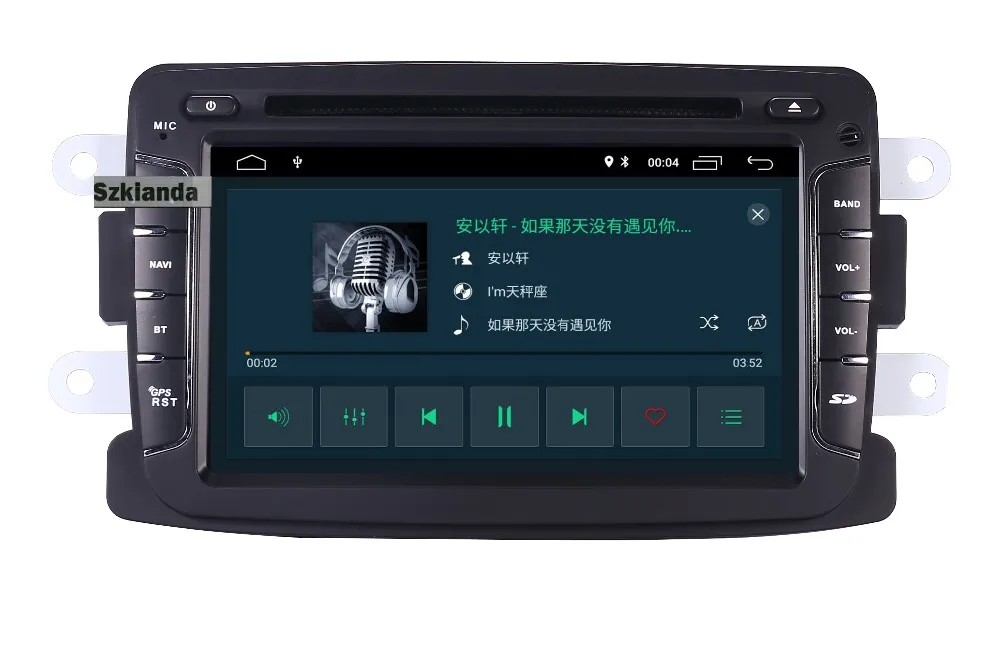 Excellent 7"android 8.1 car gps navigation For Renault Duster Dacia Sandero Capture Lada Xray 2 Logan 3G WIFI bsd radio stereo multimedia 10