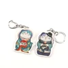 Custom anime cute key chains for giveaways/school items gift key chains