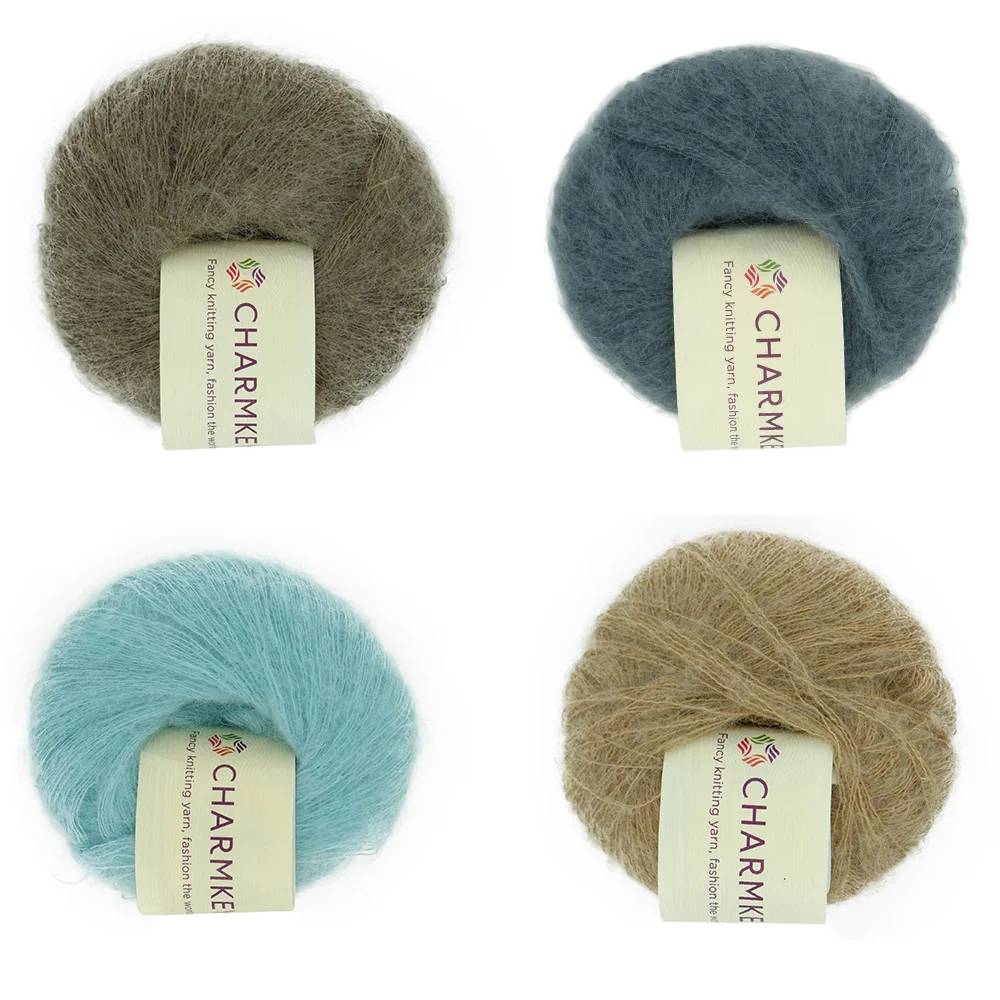 
Wholesale 100% Mohair Fancy Yarn for Crochet 