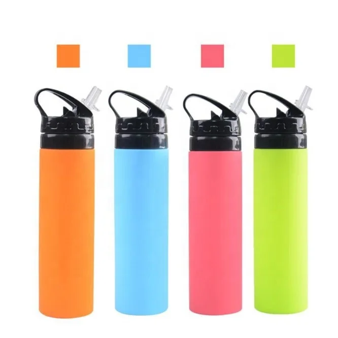 

Silicone Outdoor Sports Bottle Silicone Foldable Water Bottle, N/a