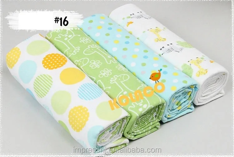 Super Soft Flannel Baby Receiving Cotton Blanket 4pcs Per Pack Buy