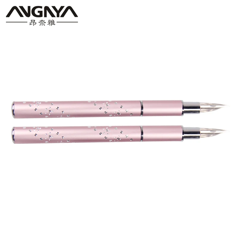 

Pink Replaceable Metal Handle Nail Design Dotting Tools Nail Art Drawing Pen