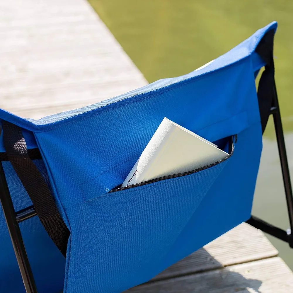 Adjustable Backrest Folding Beach Mat Padded Outdoor Waterproof Beach