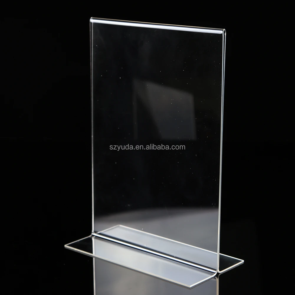 Acrylic Counter Poster Holder Perspex Leaflet Display Stand A3 A4 A5 A6 A7  A8 A9