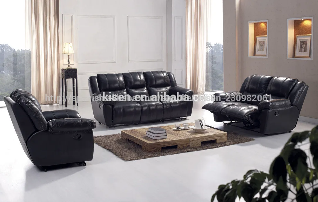 ea41 sala de estar de cuero moderno sofá cama de muebles sofa y sillón