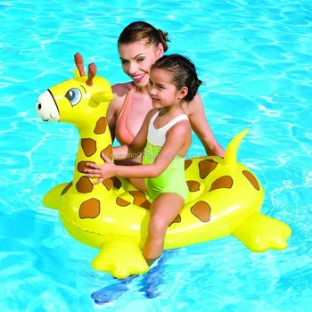 inflatable giraffe pool toy