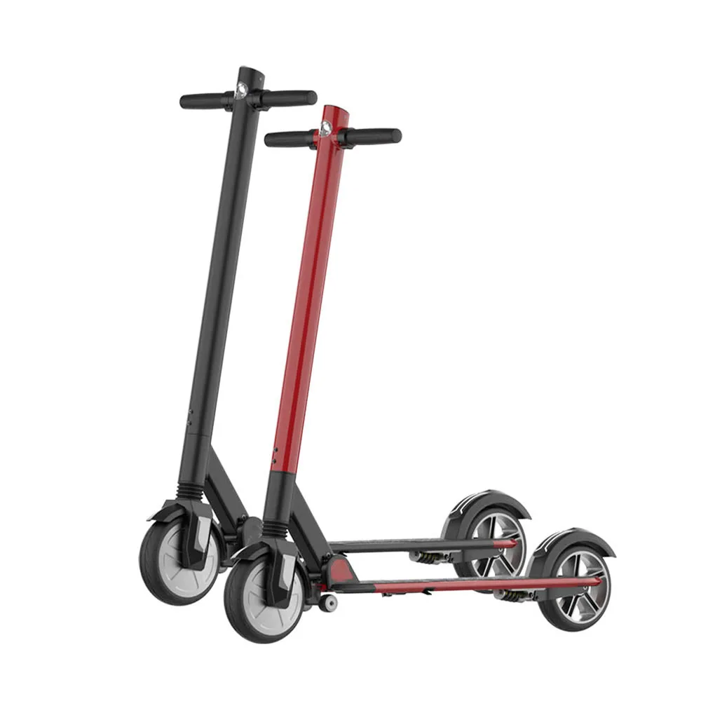 

8 inch 36V 400W with APP 50km mileage new high-end electric scooter 8'' big tyre electric scooter, Black/red