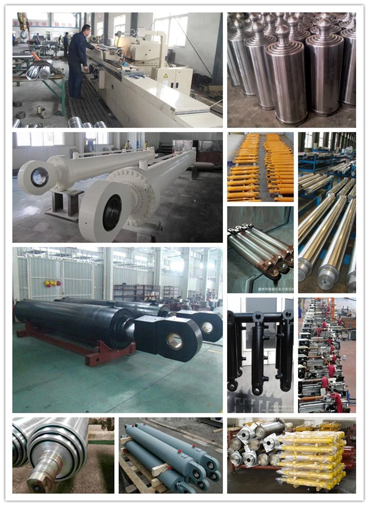 Dump Truck Lift Aluminium Single Acting 4 Stage China Hydraulic Telescopic Ram Cylinder