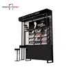 OEM design beauty supply store large metal display showcase