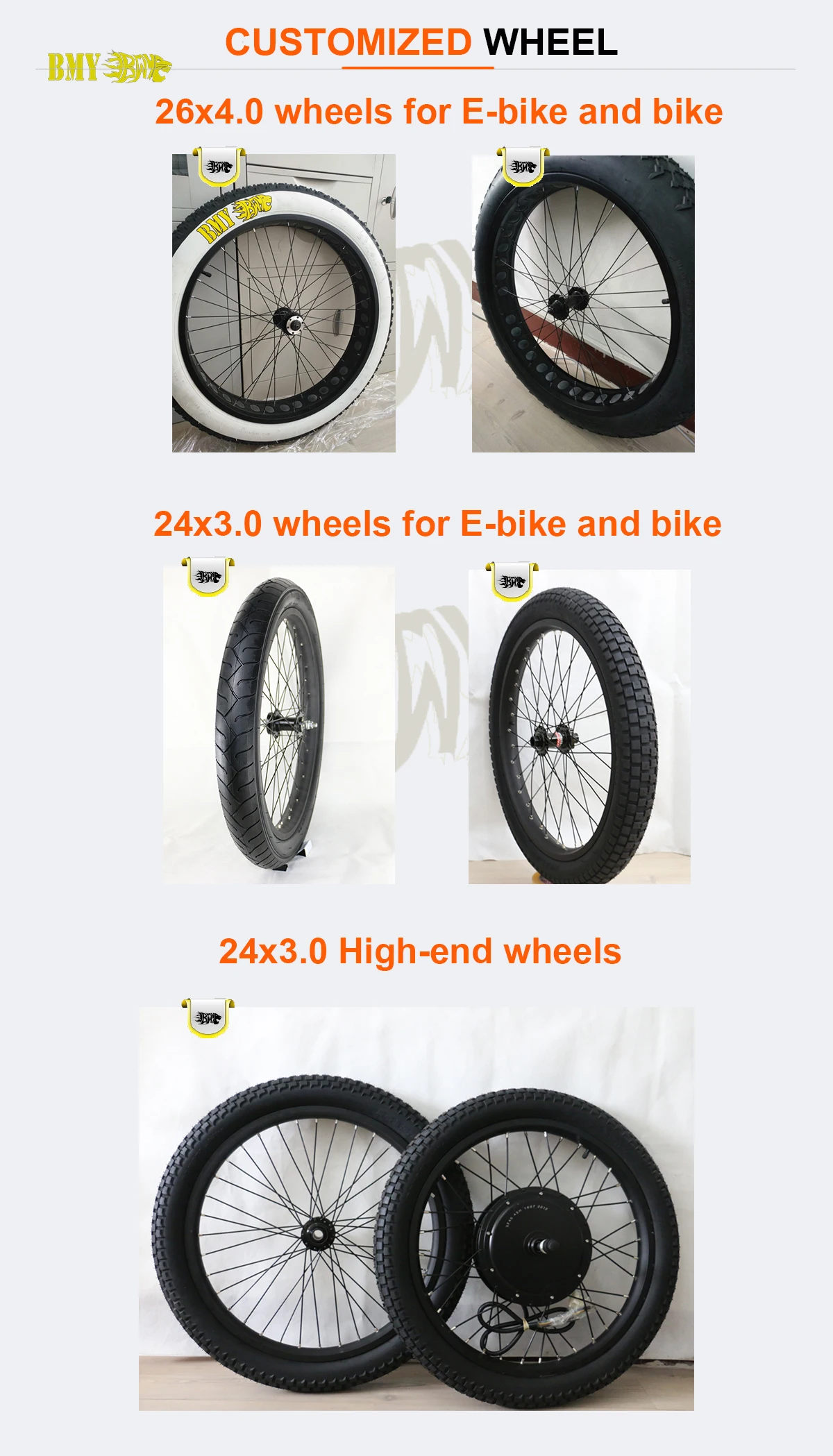24x3 bicycle rims