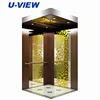 Stainless steel prefabricated panoramic elevator cabin