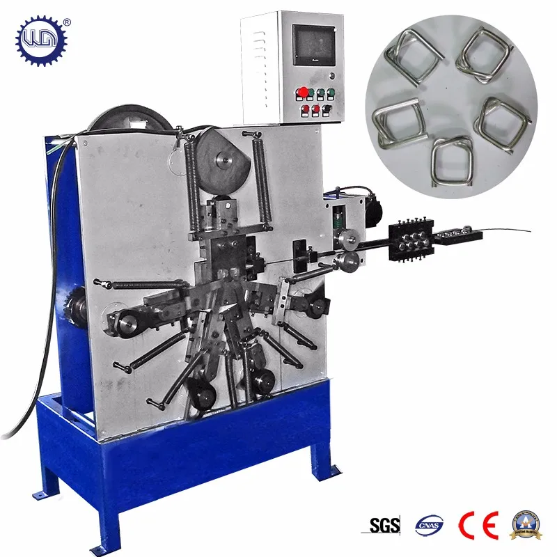 High Production Rate Strapping Wire Buckle Forming Machine With Plc And Step Motor Buy