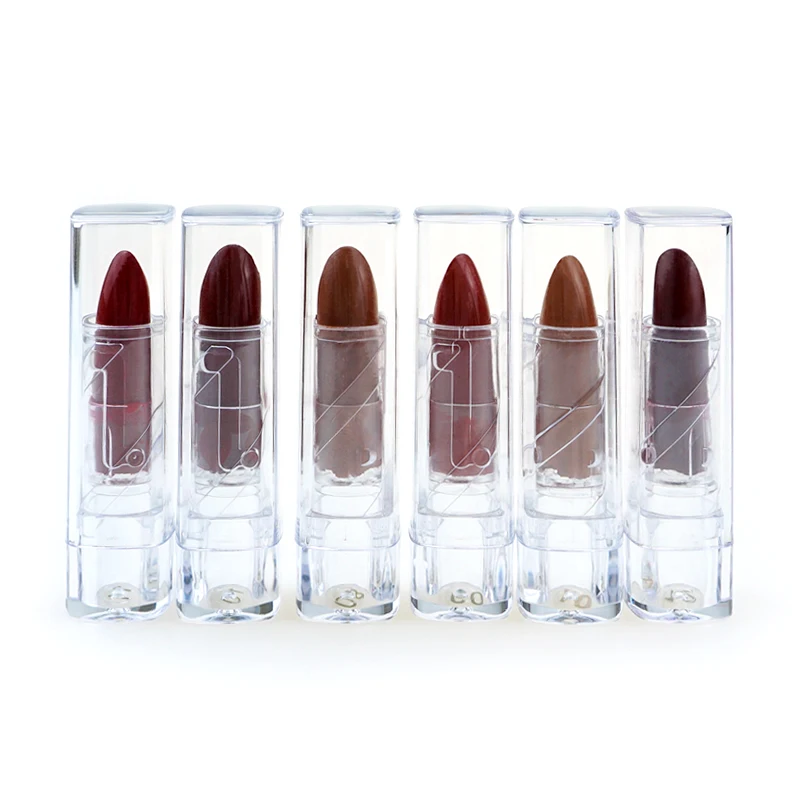 

Wholesale Customized Matte Waterproof No Logo 6 Color Lipstick, 6 colors