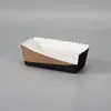 Rectangle Disposable Printed Hot Dog Packaging Paper Box