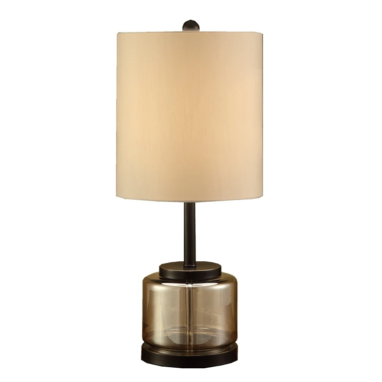 glass bedroom table lamps