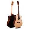 Full size solid wood acoustic guitar 41inch good sound wood guitar