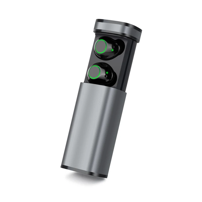 

2019 Newest Wireless BT 5.0 Headphone In-ear Stereo Tws Earbuds with Charging Box Noise Cancelling Headphone Waterproof Headset