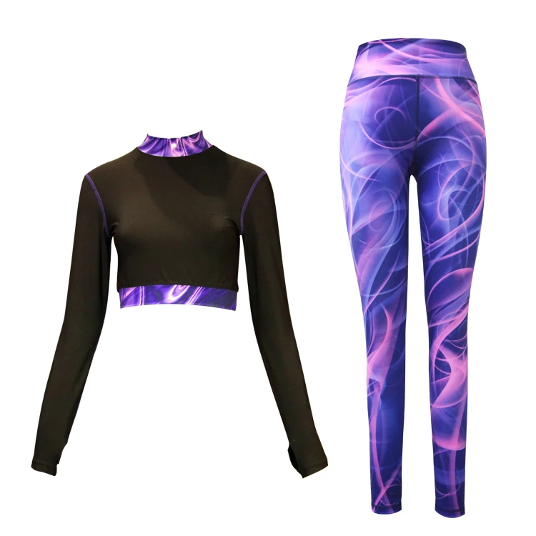

Fashion Womens Jogger Pants Gym Sportswear Fitness wear Yoga Wear Set, Customized color