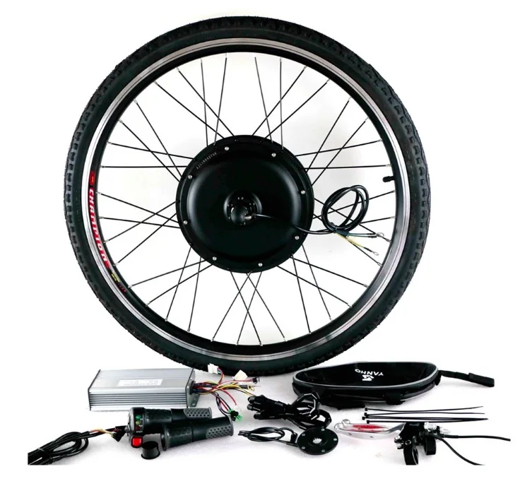 E-bike motor kits, 48v 1000w conversion kits, 26 front/rear hub motor kits