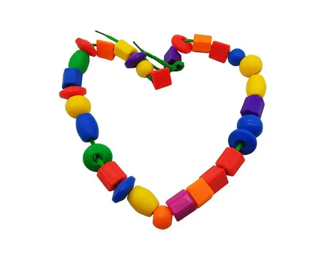 Stringing Beads With Laces Toddler Crafts Toys For Toddlers