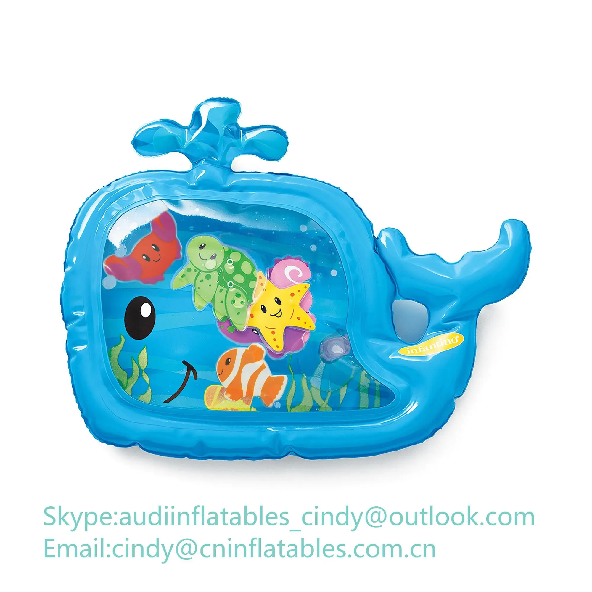 infantino whale water mat