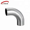 Wenzhou food grade stainless steel long radius weld elbow