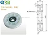 Elevator wire rope roller door roller pulley