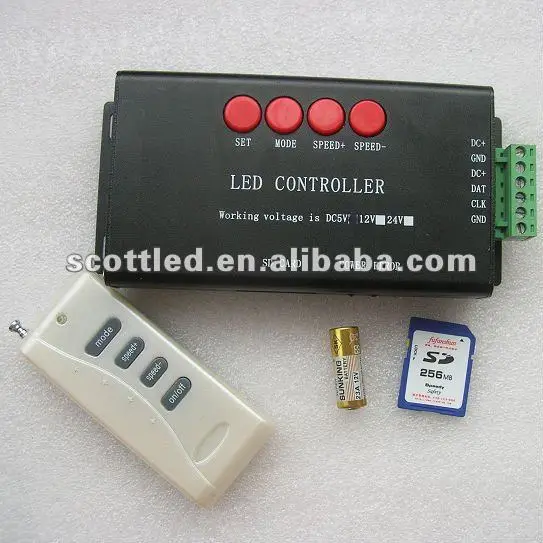 LED RF SD card controller