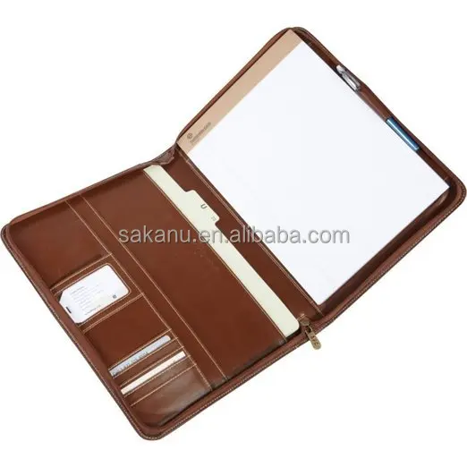 A4 Pu Leather Accordion File Folder Portfolio Padfolio Buy Accordion