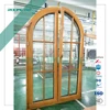 Aluminum wood double glazing arch window