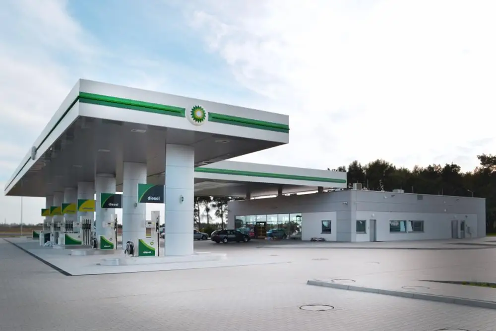 low cost modular design petrol station