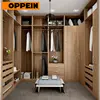 OPPEIN wooden modern bedroom closet easy assembled almirah wardrobe