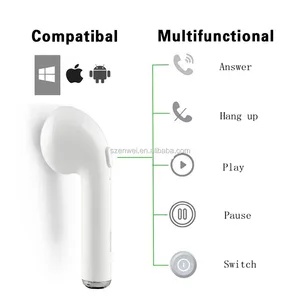 Bluetooth Earbud, Mini Wireless Headset In-Ear Earphone Earpiece headphone for apple iPhone 7 7 plus 6s 6s plus(single left ear)