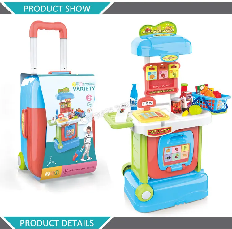 trolley kitchen set toy