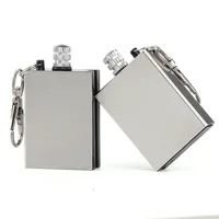 

Novelty Square Stainless Steel Case Metal Waterproof Type Matches