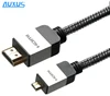 premium type a to type d aluminum metal shell micro hdmi cable for ps2 with high speed