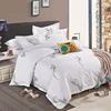 Cheap 100% cotton 40s*40s sateen printed hotel or home bed sheet flat sheet bed linen