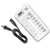 New Upgraded 8 Bay AA AAA NI-MH NI-CD Rechargeable Battery Charger with Dual USB Port