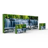 Customized tension fabric printed media wall backdrop popup walls