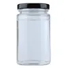 200ml straight high white material honey jam glass bottle /high-grade food packaging sealed glass jar
