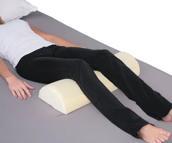 Premium Half Moon Bolster Knee Pillow To Reduce Stress On Spine