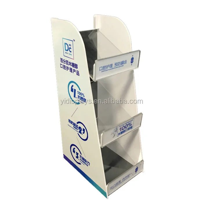 Acrylic Chewing Gum Counter Display Stand Candy Bar Display Rack