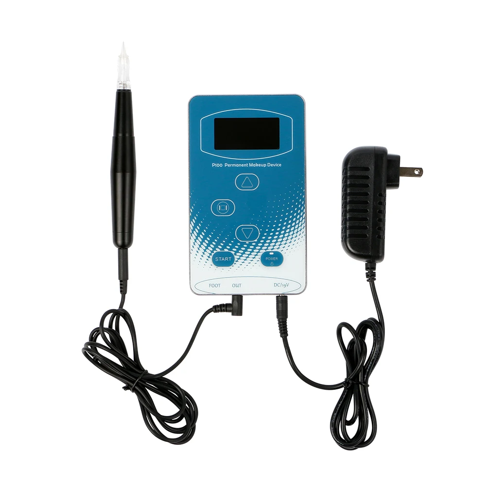 

2019 Hot Sale Electric Gun Type and Permanent Feature PMU Tattoo Machine Kit for PMU Training, Blue