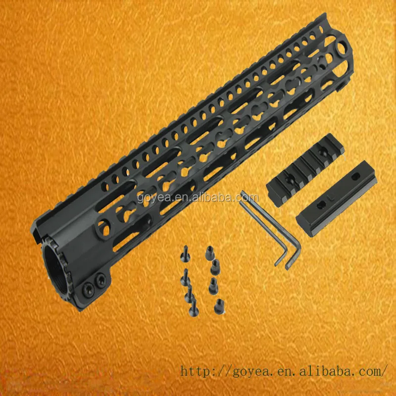 

AR-15/M16 KeyMod Series One Piece Free Float  Handguard with steel barrel nut, Black