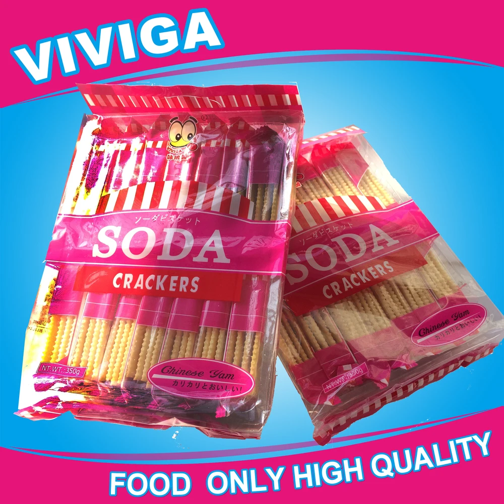350g individual bag packing baking soda biscuits cracker