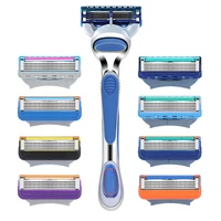 

No Disposable 5 Blades Razor Blade For Men Shaving Factory Price Replacement Cartridge For Men Personal Care