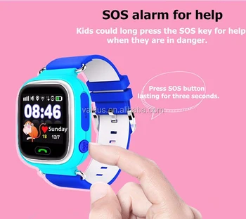 q90 gps kid smart watch