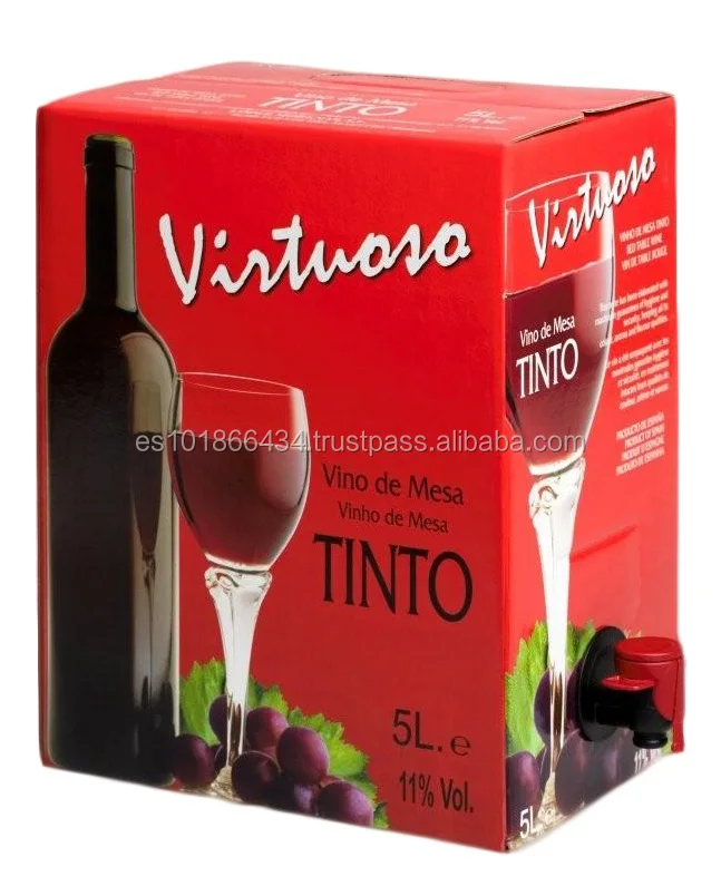 red wine bag in box